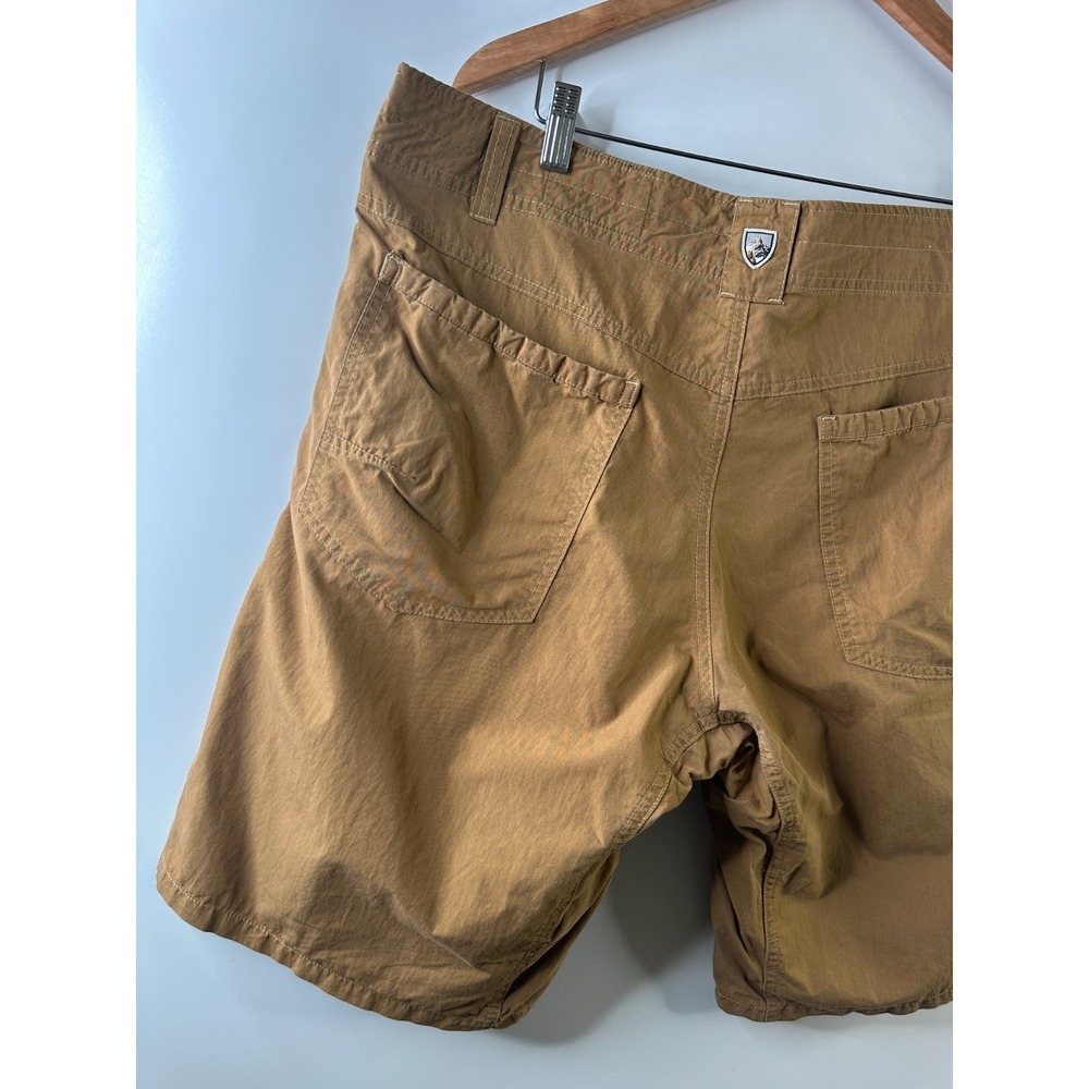 KUHL Shorts Mens 38 Tan Khaki Cotton Nylon Outdoor Hiking Utility Casual 10.5" - Picture 15 of 16